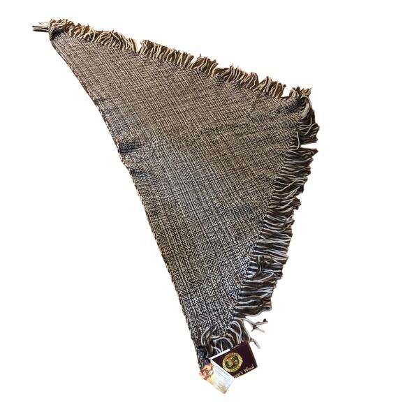 NWT SONSEEKER SHAWLS Woven comforts Handmade shawl fishermen's wool - Picture 10 of 12